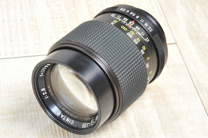 M42 望遠レンズ Argus Cintar 135mm f2.8 ARGUS CINTAR 135mm F2.8 ¥9,800（中古 M42マウント オールド